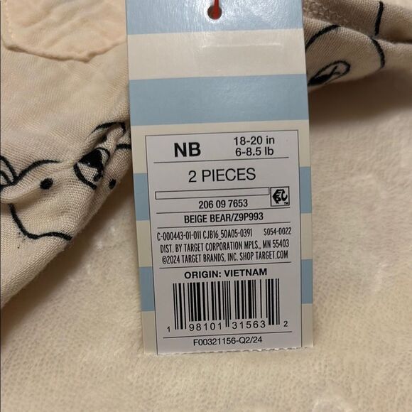 CAT & JACK BEAR PRINT SHORT SET - Picture 2 of 4